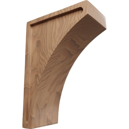 Ekena Millwork 3"W x 5 1/2"D x 8"H Medium Lawson Wood Corbel, Mahogany CORW03X05X08LWGM
